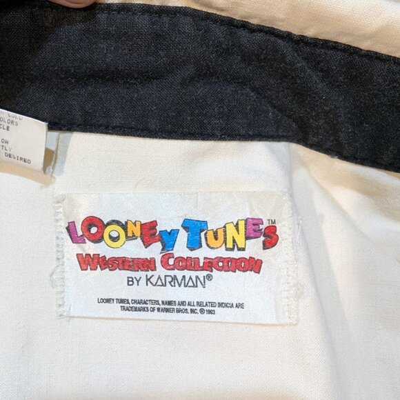 Looney Tunes Western Collection 1994 Western Button Up Shirt Size Large - Picture 2 of 10
